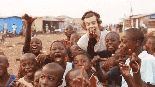 One Direction went to Ghana as part of Comic Relief's charity work