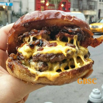 Happy National Cheeseburger Day from the Gotham Burger Social Club. #burger #cheeseburger #food #foodporn #nyc #newyorkcity #gothamburgersocialclub