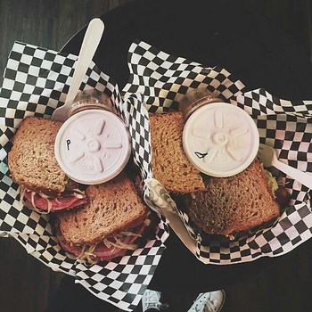 #movies @corazoncinemaandcafe ・・・ Two powerful actors, and two powerful sandwiches. Meryl Streep, tuna fish with all the fixin's and the Kevin Spacey with Genoa salami. Come in soon and try one of our #famoussandwhiches #food #igersjax #corazoncinemaandca