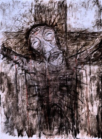 IMG_8373 Alen Divis 1900-1956.   Black Christ. Christ noir. 1968.  Prague Národní Galerie Veletrzni Palac