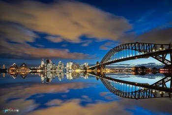 Sydney Skyline During Blue Hour