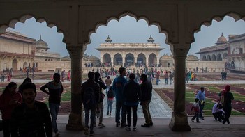 Expansive Mughal Courtyard