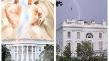 Lightning strikes White House (see photos)