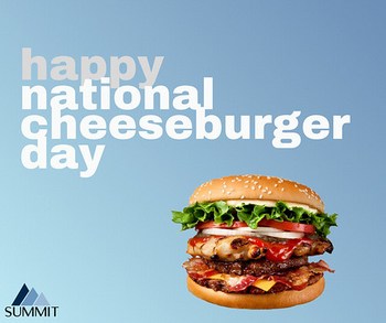Did you know today is national cheeseburger day?! 🍔🍔🍔 We know what we're eating tonight ! #summit #nationalcheeseburgerday