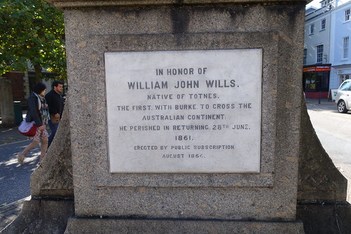 William John Wills Memorial, 1864, Totnes, Devon