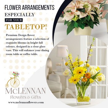 Flower Arrangements especially for Your Tabletop!