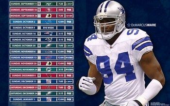 2011 Dallas Cowboys Schedule DeMarcus Ware