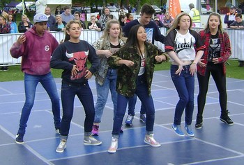 Street Dance at Newsham Park Festival of Sport and Activity 19th May 2013