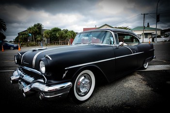 1956 Pontiac in Black
