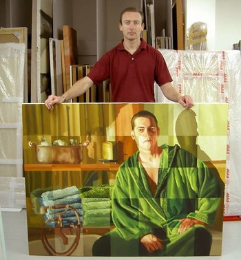 article about realistic painting of raphael perez artist biography