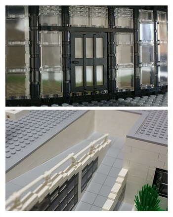Design Blog Sociale - 27 June 2008 - Le Corbusier's Villa Savoye in Lego L