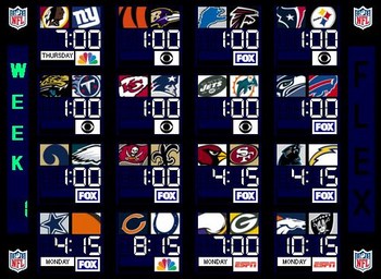 NFL Week 01 - Schedule