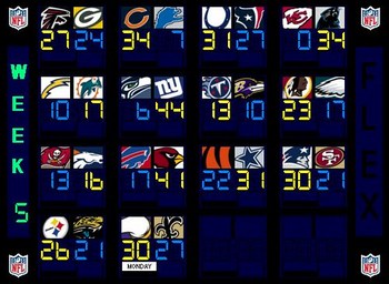 NFL Week 05 - Scores