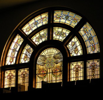 First Christian Church Stained Glass, Tulsa