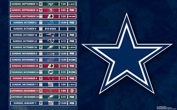 2011 Dallas Cowboys Schedule Logo