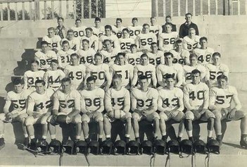 Ed and the 1948 Haleyville Lions Football Team