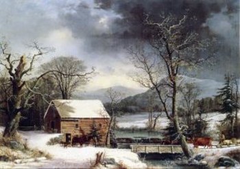 t-the-Mill-Winter-George-Henry-Durrie-1858-300x211