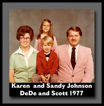 Sandy Johnson Family 1977
