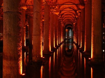 Sunken Palace Cistern in Istanbul