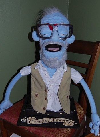 George Romero Zombie puppet