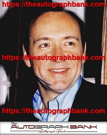 Kevin Spacey authentic signed memorabilia