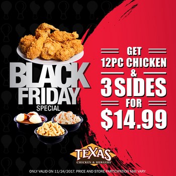 Texas Chicken Black Friday Deal!!