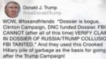 Trump latest tweetstorm targets FBI, Russia dossier