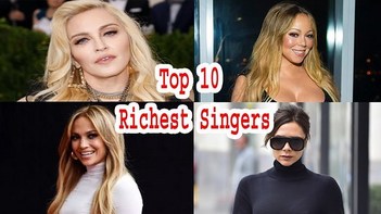 Top 10 Richest Singers in The World 2019