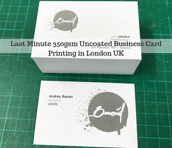 uncoated business cards;