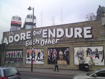 Village Underground - Adore and Endure - London Street Art