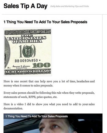 1 thing to add to sales proposals
