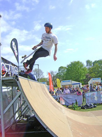 Skateboarding, Newsham Park Festival of Sport and Activity 19th May 2013