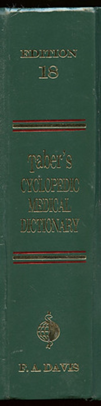 BS-86 Taber's Medical Dictionary Book Spine Wall Art
