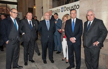 Deusto Business School celebra su centenario con una conferencia del presidente del BCE, Mario Draghi, sobre el futuro de Europa