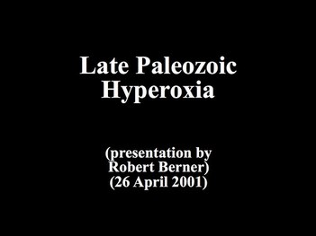 Late Paleozoic Hyperoxia