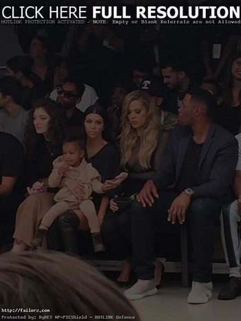 Kourtney Kardashian and Khloe Kardashian: Support to Kylie Jenner at Kanye West's Fashion Show