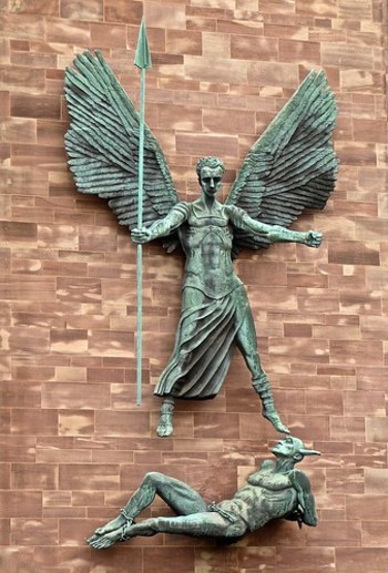 Coventry Cathedral - St Michael and the Devil.