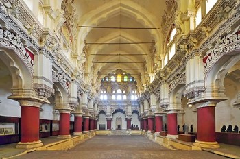 India - Tamil Nadu - Madurai - Thirumalai Nayak Palace - Natakasala (Dancing Hall) - 13