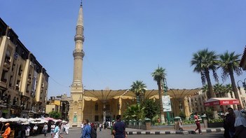 Imam Hussain Mosque, Cairo, Egypt.