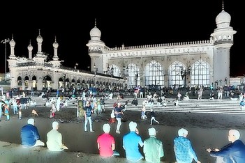 India - Telangana - Hyderabad - Mecca Masjid - 4ff