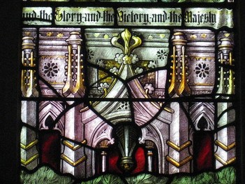 Biblical Panel Detail of the Great War Memorial Window by William Montgomery; The Former Saint George's Presbyterian Church - Corner Latrobe Terrace and Ryrie Street, Geelong