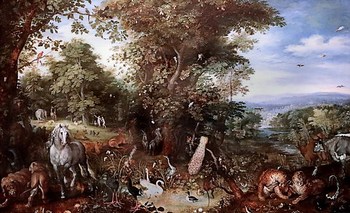 IMG_3369B Jan Brueghel I ADAM, EVE, THE APPLE, THE FALL: THE MYTH. EVOLUTION ? INVOLUTION?
