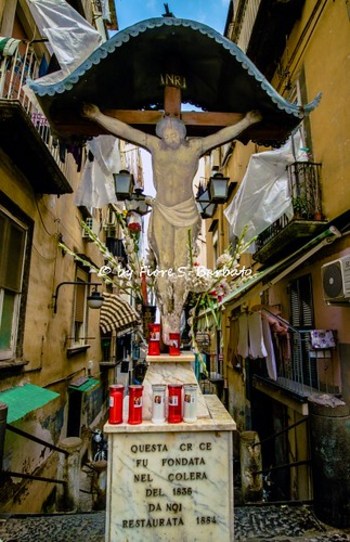 Napoli (NA), 2021, La Croce, o Crocifisso, di Cariati.