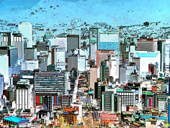 South Korea - Seoul - View From  Namsan - 2bb