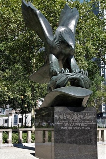 East Coast Memorial, Battery Park, Manhattan, New York City, New York State, USA.