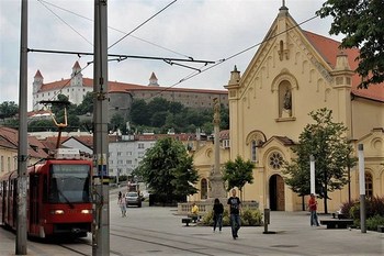 St. Stephen's Church, Capuchin Monastery Complex, Bratislava, Slovak Republic.