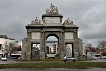 The Puerta De Toledo, Madrid, Kingdom of Spain.