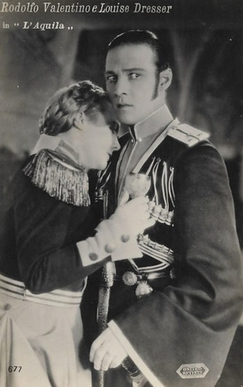 Rudolph Valentino and Louise Dresser in The Eagle (1925)