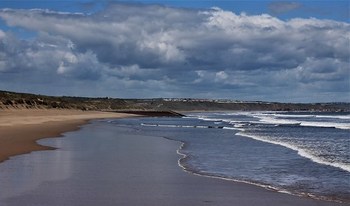 North Sands Beach, County Durham, England.