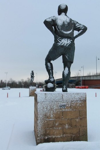 George Francis Moutry Hardwick Statue By Keith Maddison, Riverside Stadium, Middlesbrough, North Yorkshire, England.
